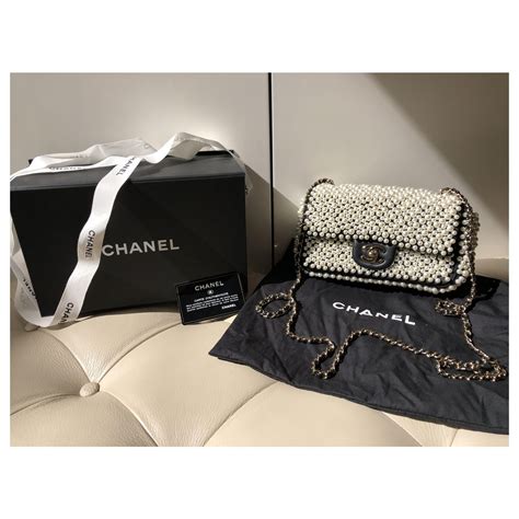 sac chanel perles|chanel handbags.